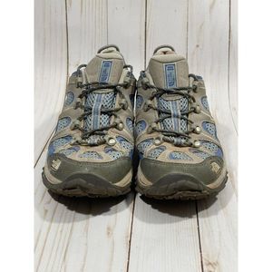 The North Face Womens Hiking Shoes T177 551044 Blue and Grey Size 7